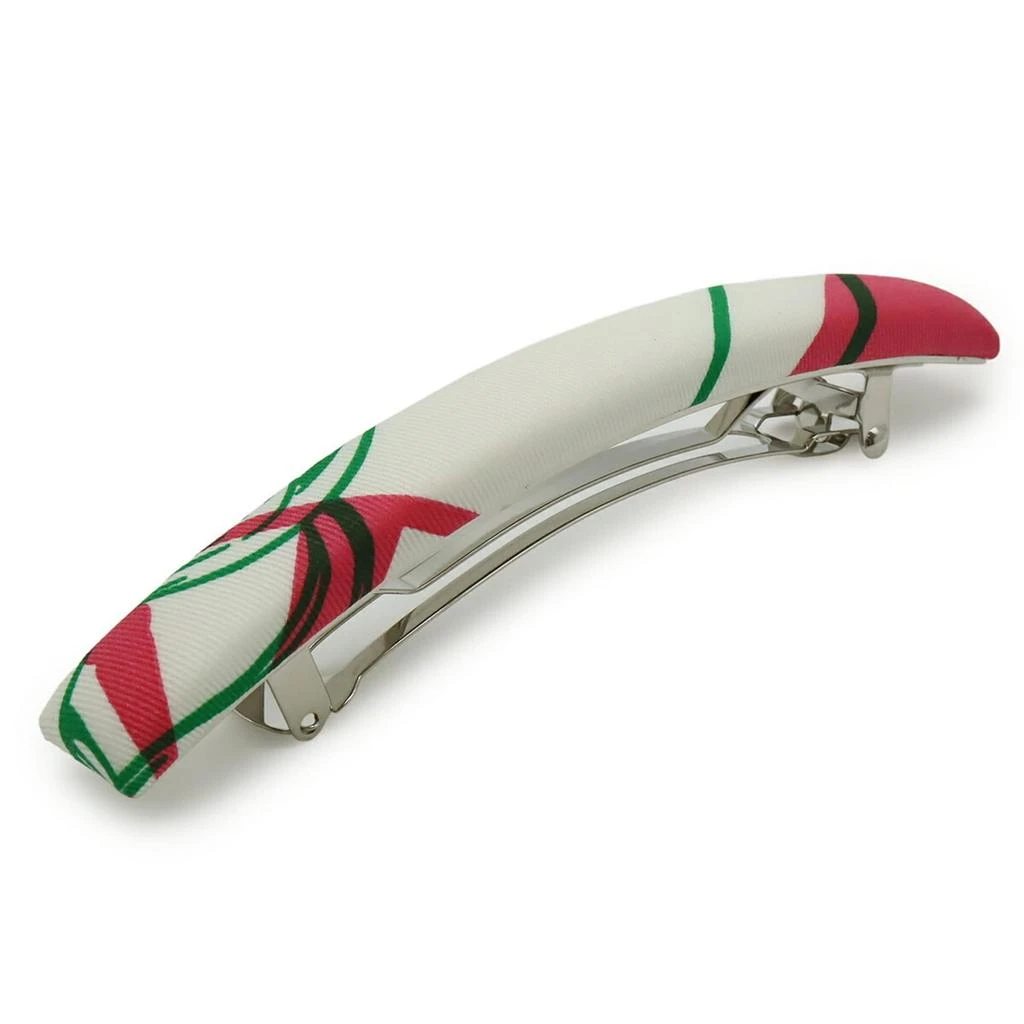 Hermes pink Metal Silk Barrette (Pre-Owned) 2