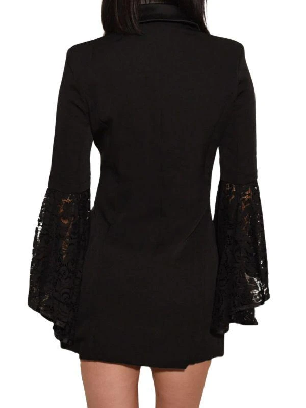 Lace Trim Mini Blazer Dress  On Sale Now with Up to 45% Off | Discover  Exclusive Deals & Savings at BeyondStyle  Authentic AKALIA statement  sleeve|dresses|sheath|women's|women's apparel|Women's with Limited-Time  Discounts, Free
