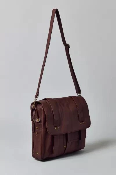 Urban Outfitters Classic Leather Messenger Bag 2