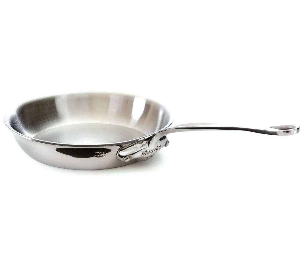 Mauviel M'Cook 11 Inch Stainless Steel Round Frying Pan 1