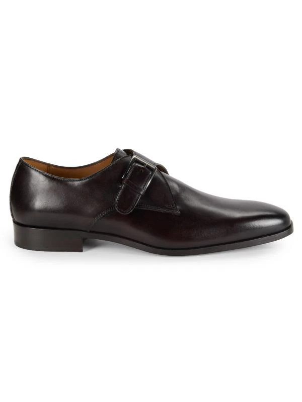 Shop Leather Single Monk Strap Shoes on Sale at BeyondStyle  display picture 3