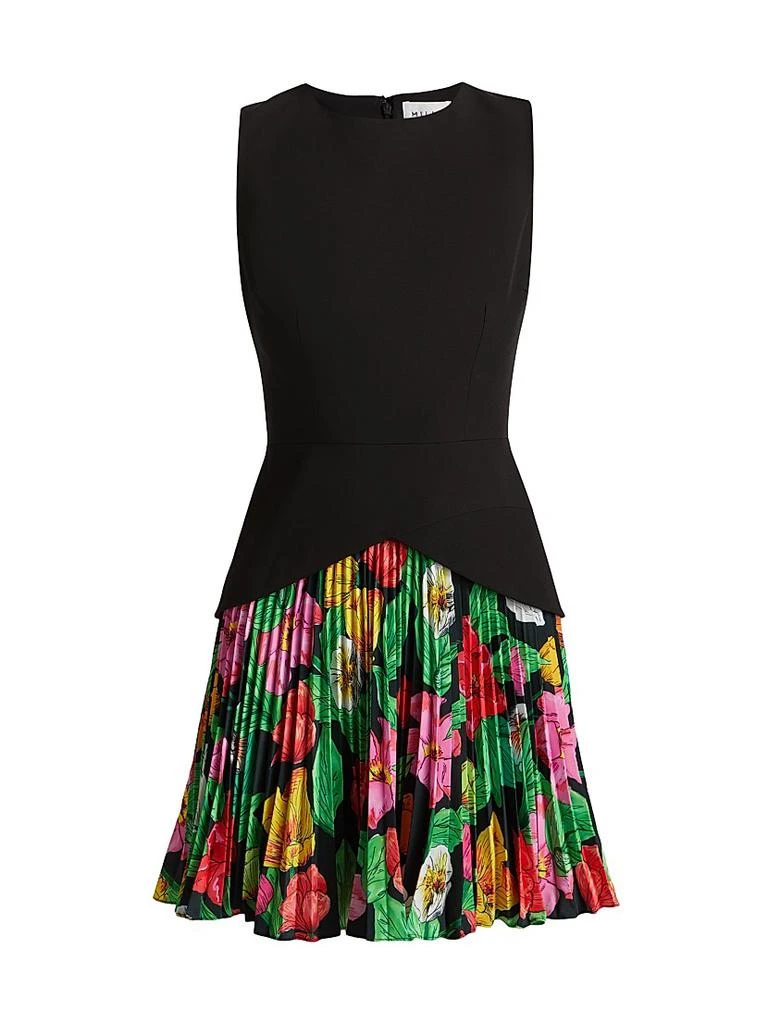 Milly Haddy Tulip Rosette Pleated Minidress 1