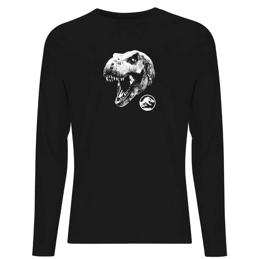 Jurassic Park Jurassic Park T Rex Men's Long Sleeve T-Shirt - Black