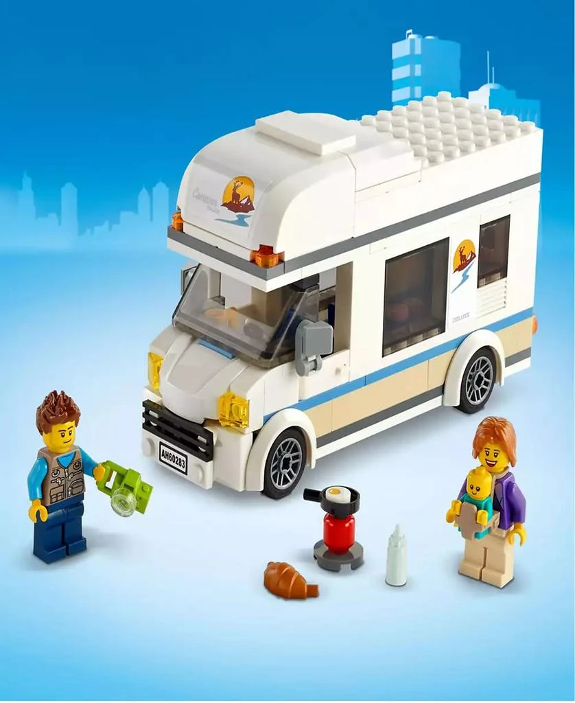 LEGO City 60283 Holiday Camper Van Toy Building Set with Family Minifigures 2