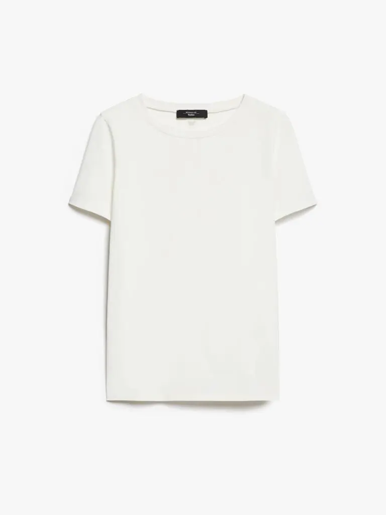 Weekend Max Mara Stretch cotton basic t-shirt 2