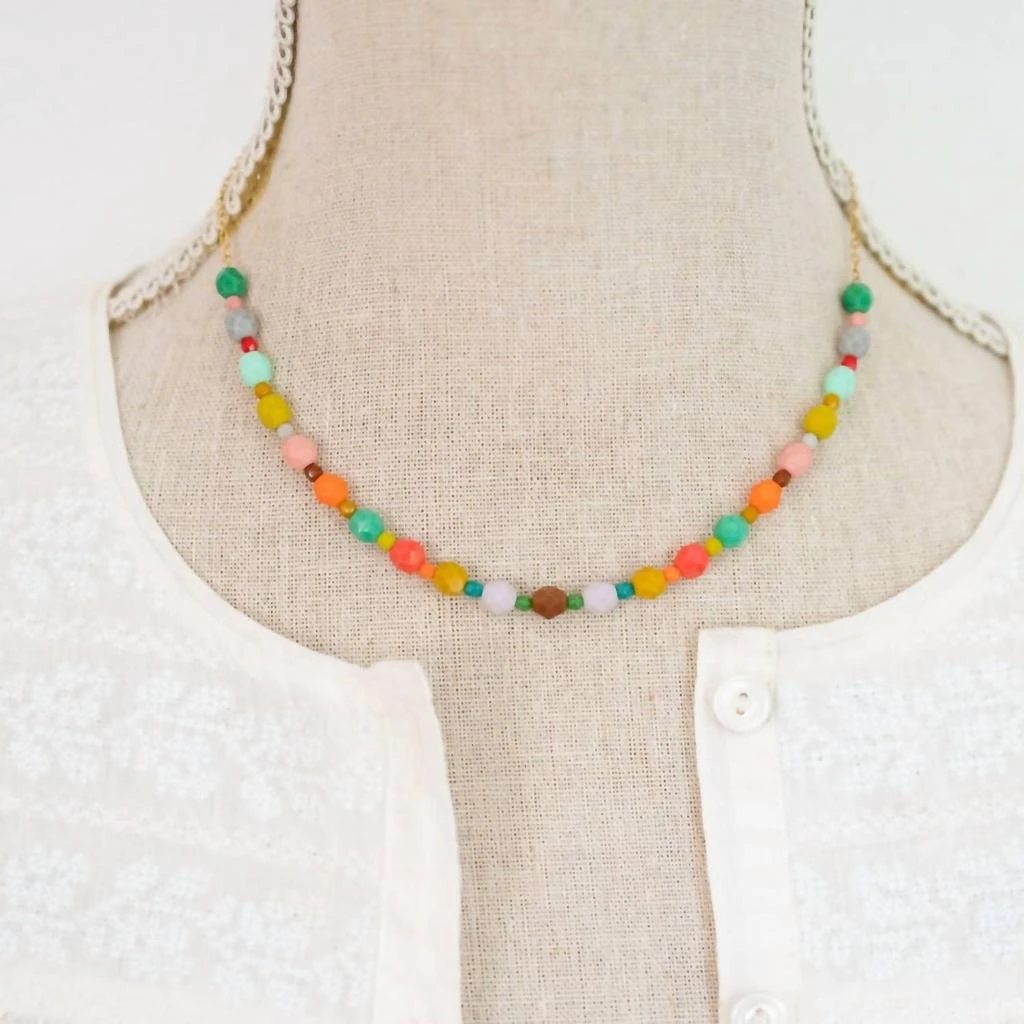 SA Collective Sa Collective - Women
s Colorful Beaded Statement Necklace