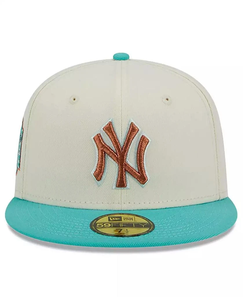 New Era Men's White New York Yankees City Icon 59FIFTY Fitted Hat 2
