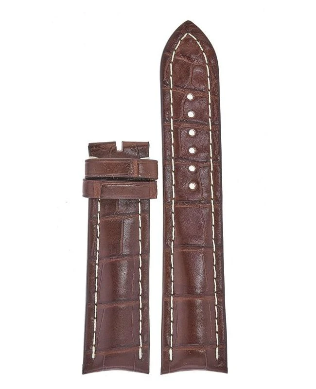 BREITLING Breitling Leather 22-20mm Brown Alligator Strap Men's Strap 1017P 1