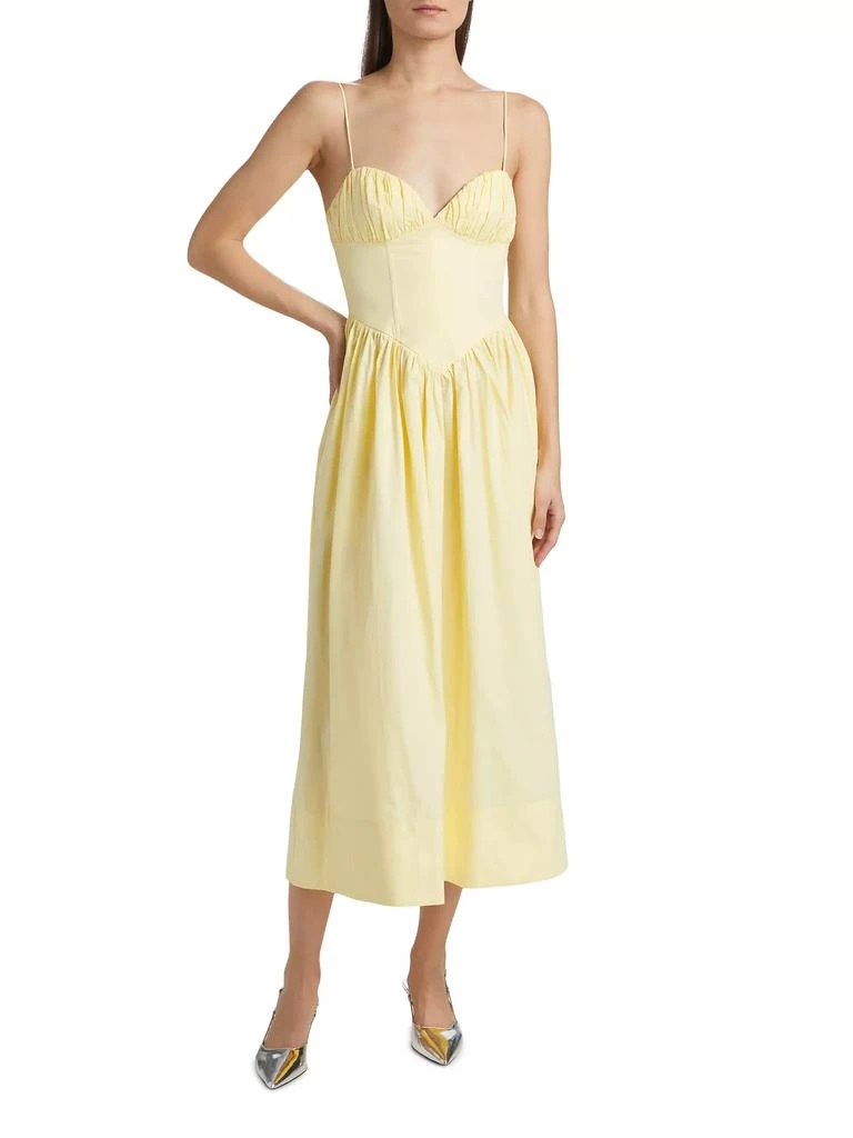 Ronny Kobo Carmine Cotton Fit & Flare Midi-Dress 3