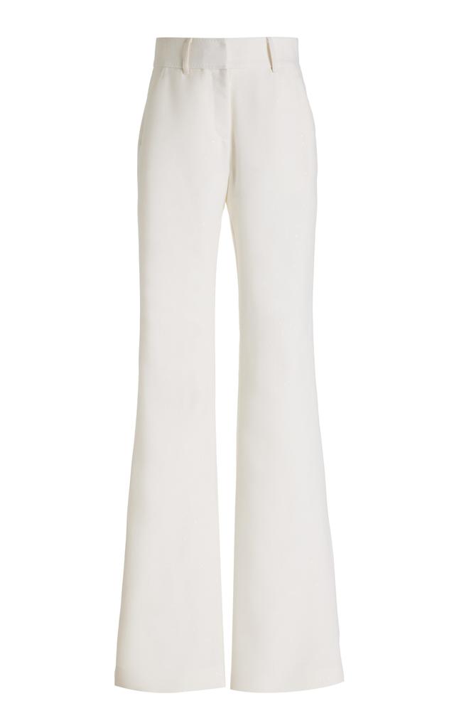 Gabriela Hearst Gabriela Hearst - Allanon Sequined Wool-Blend Flare Pants  - Ivory - IT 40 - Moda Operandi