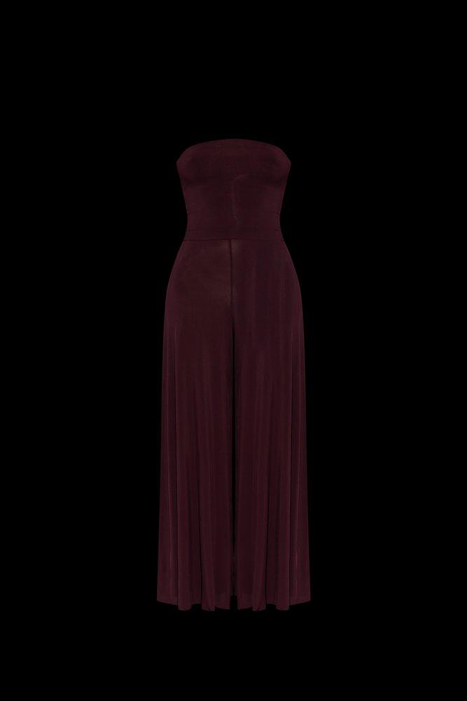 Alaïa Alaïa Soft Jersey Bustier Jumpsuit