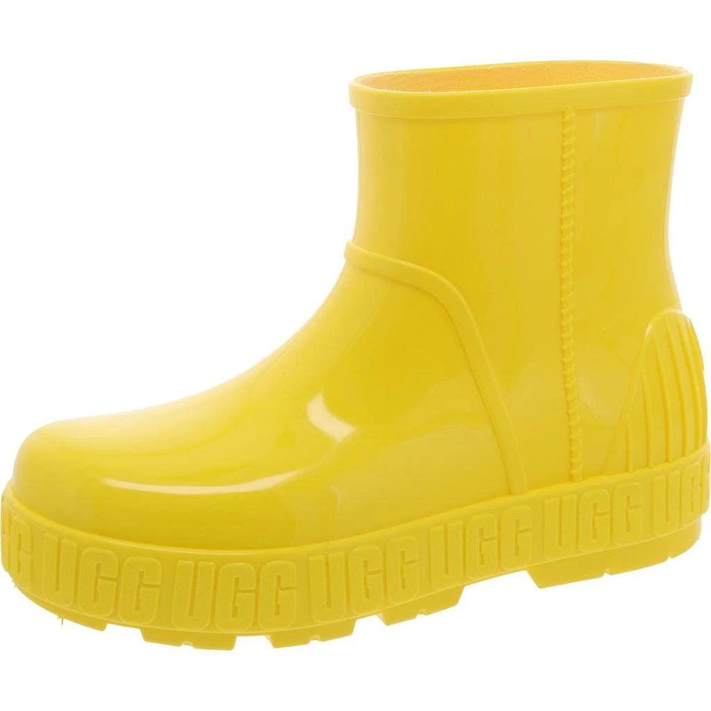 UGG Drizlita  Womens Patent Leather Ankle Rain Boots 1