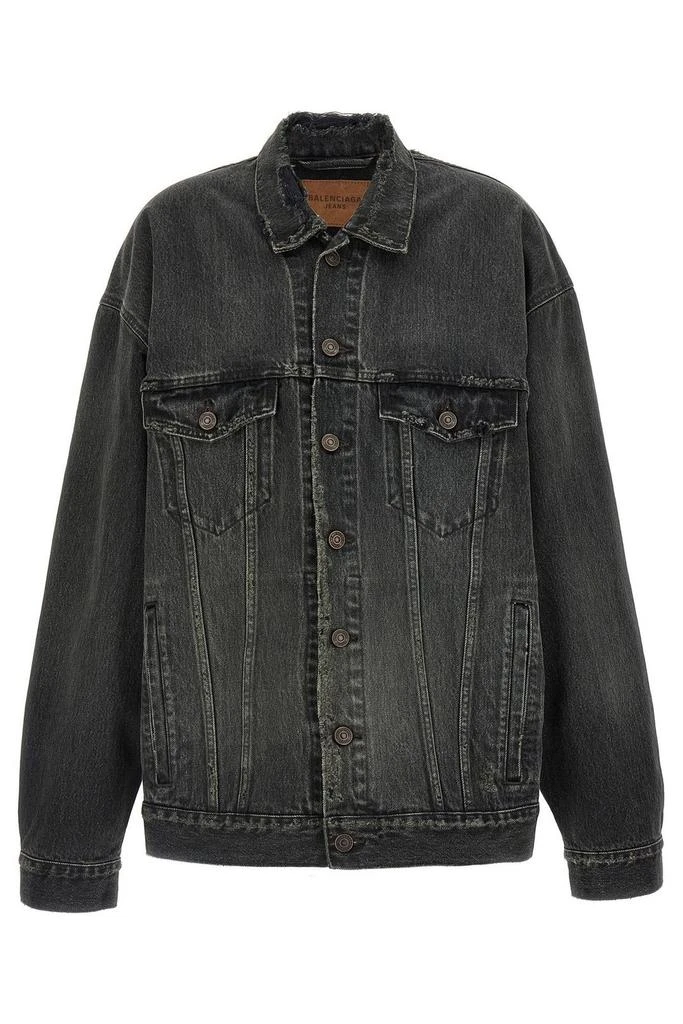 Balenciaga Balenciaga Used Effect Denim Jacket 1