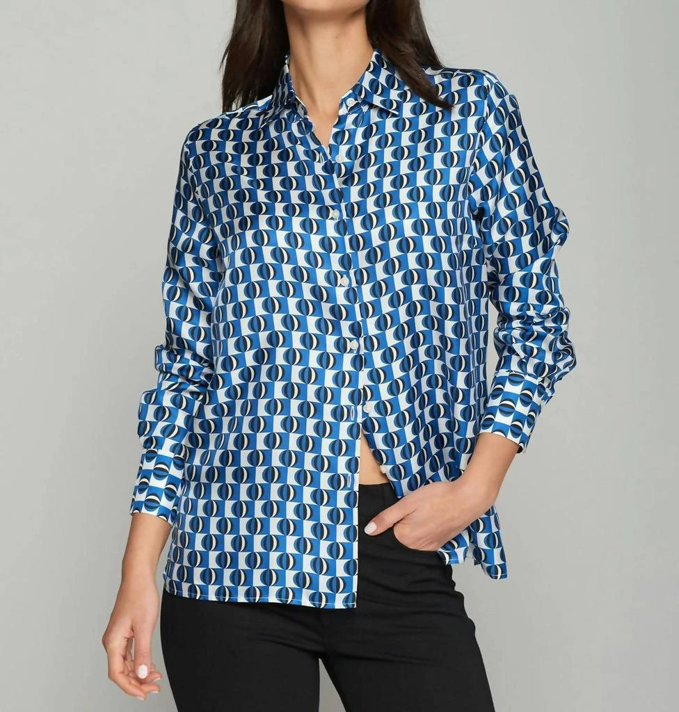 VILAGALLO Vilagallo - Mariela Printed Top 1