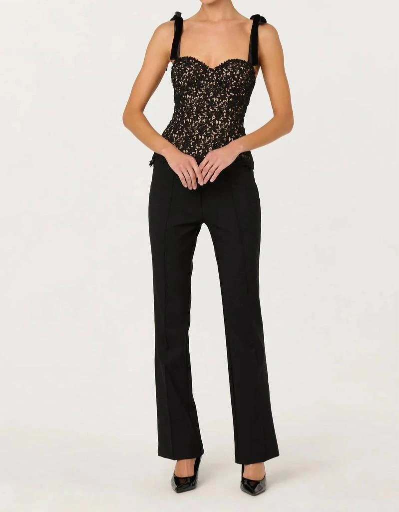 ASTR Astr - Donne Floral Lace Bustier Top 4