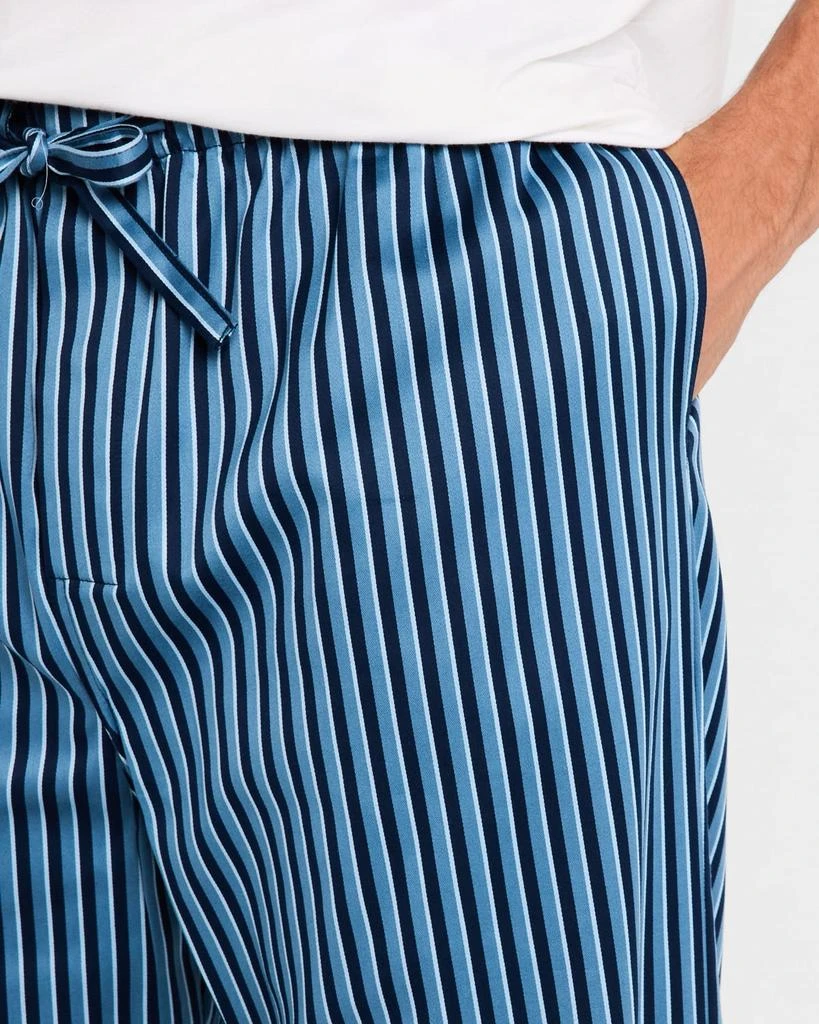 Derek Rose Men's Wellington Cotton Stripe Lounge Pants 5