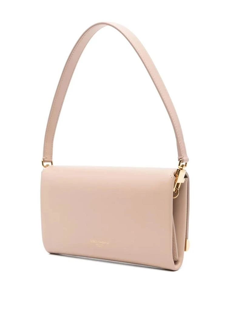 Dolce & Gabbana POWDER PINK LEATHER MARLENE CLUTCH 3