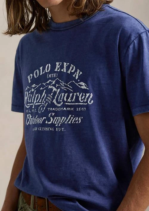 Ralph Lauren Ralph Lauren Classic Fit Slub Jersey Graphic T Shirt 3