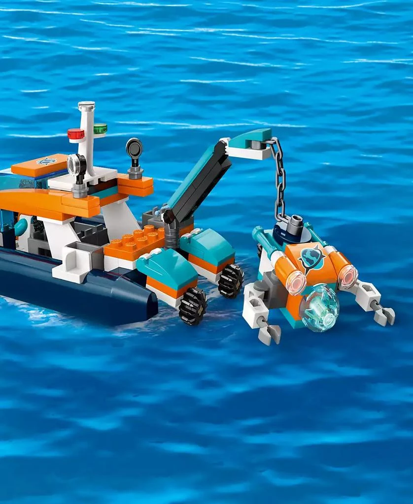 LEGO® City 60377 Exploration Explorer Diving Boat & Minifigure Toy Building Set 4