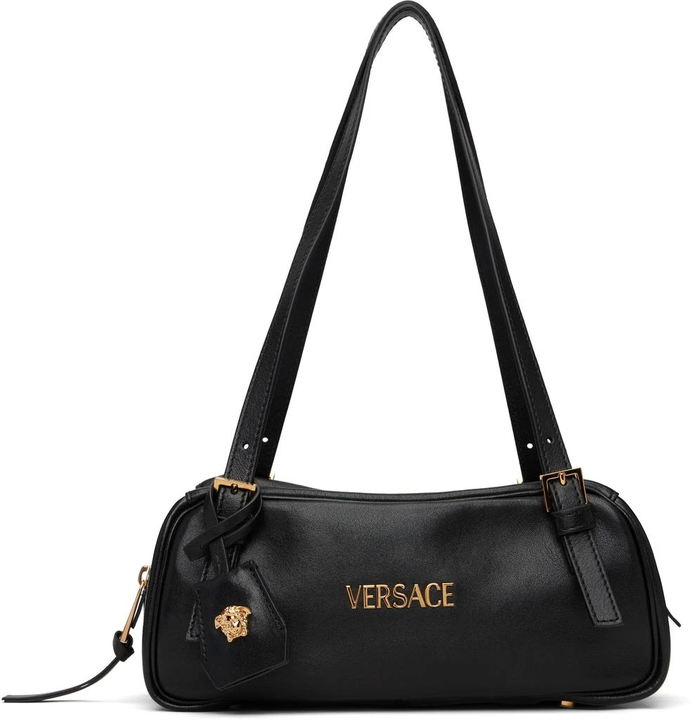 Versace Black 
Versace
 Tag Bowling Shoulder Bag 1