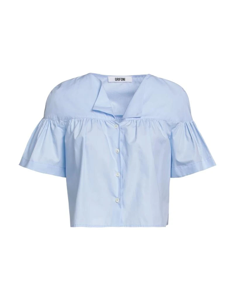 GRIFONI Solid color shirts & blouses 1