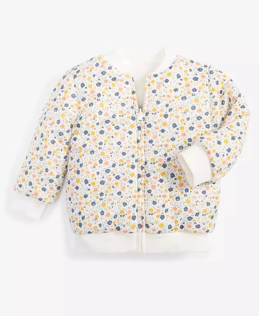 First Impressions Baby Girls Reversible Faux-Sherpa Jacket, Created for Macy's 1