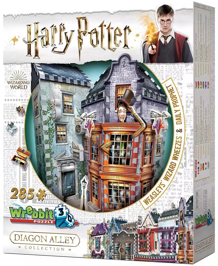 Wrebbit Harry Potter Daigon Alley Collection - Weasleys
 Wizard Wheezes Daily Prophet 3D Puzzle- 285 Pieces 2