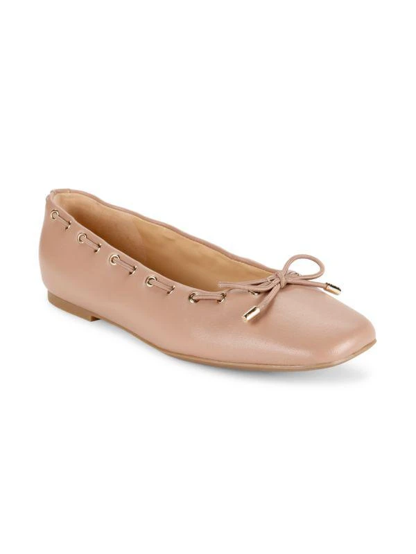 Marc Fisher Letizia Bow Leather Ballet Flats 2