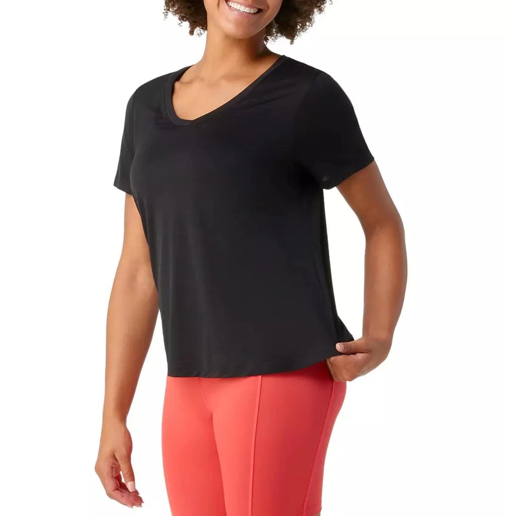 SmartWool SmartWool Women's Merino Sport 120 V-Neck SS Tee 1