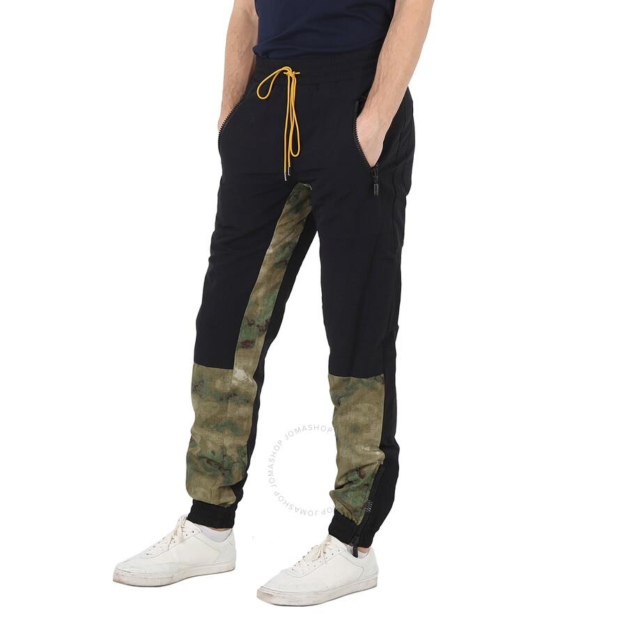 Rhude Black / Camo Nylon Jogger Pants