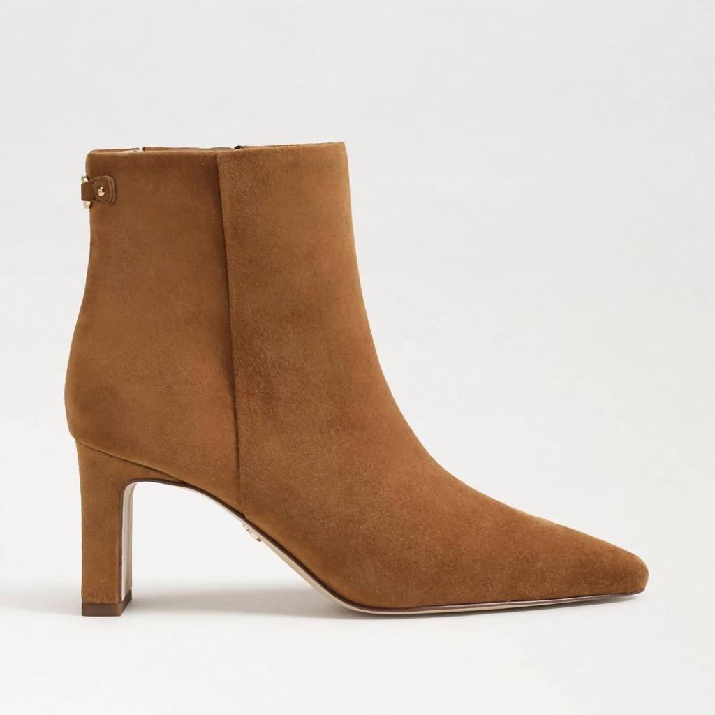 Sam Edelman Saige Savyor Boots In Frontier Brown Suede