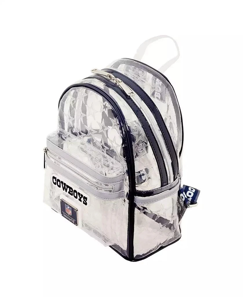 Loungefly Men's and Women's Dallas Cowboys Clear Mini Backpack 2