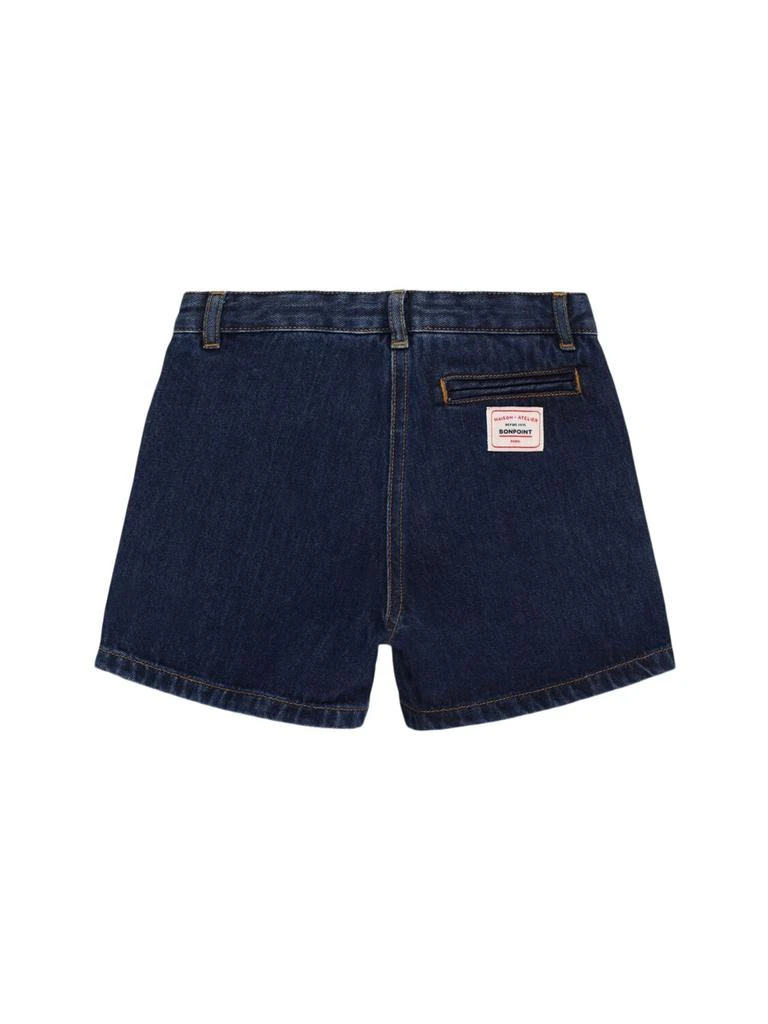 BONPOINT Stretch Cotton Denim Shorts 1