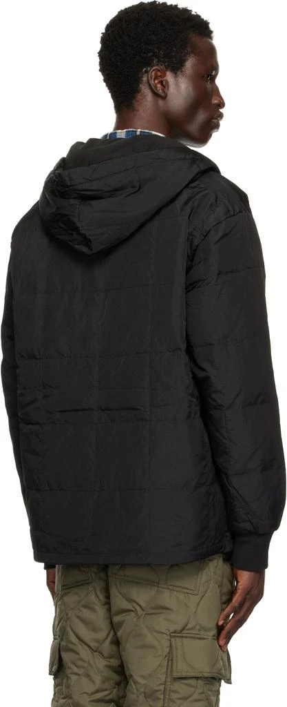 Taion Black Sport Classic Front Zip Down Jacket 3