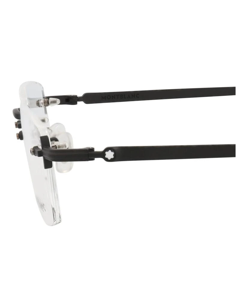 MontBlanc Square-Frame Titanium Optical Frames 4