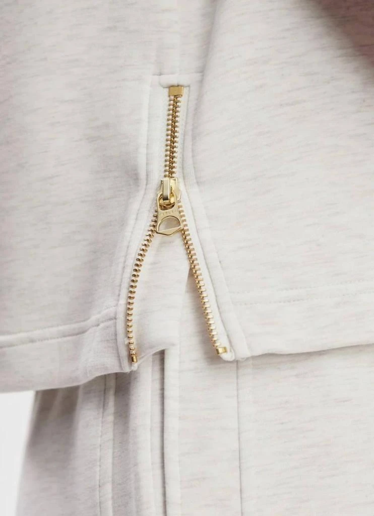 Varley Shea Crop Tank In Ivory Marl 3