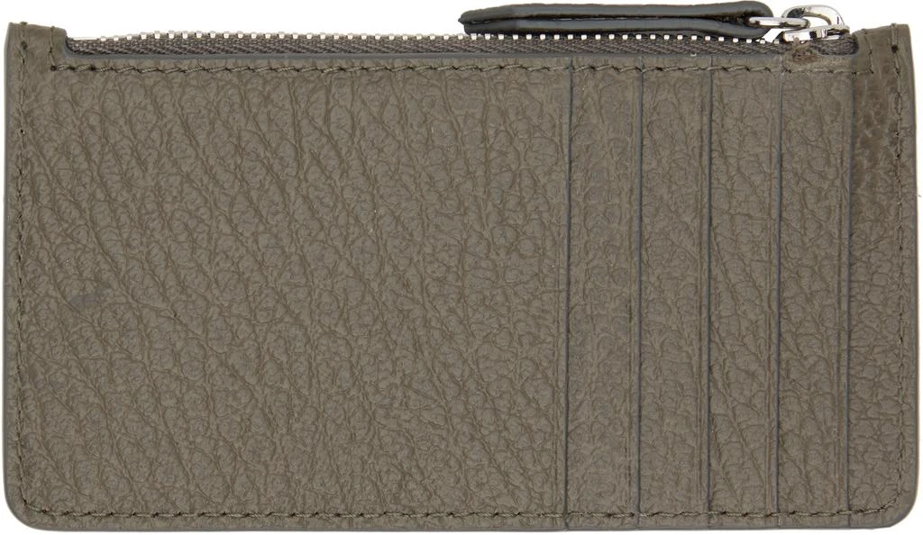 MAISON MARGIELA Taupe Four Stitches Card Holder 2