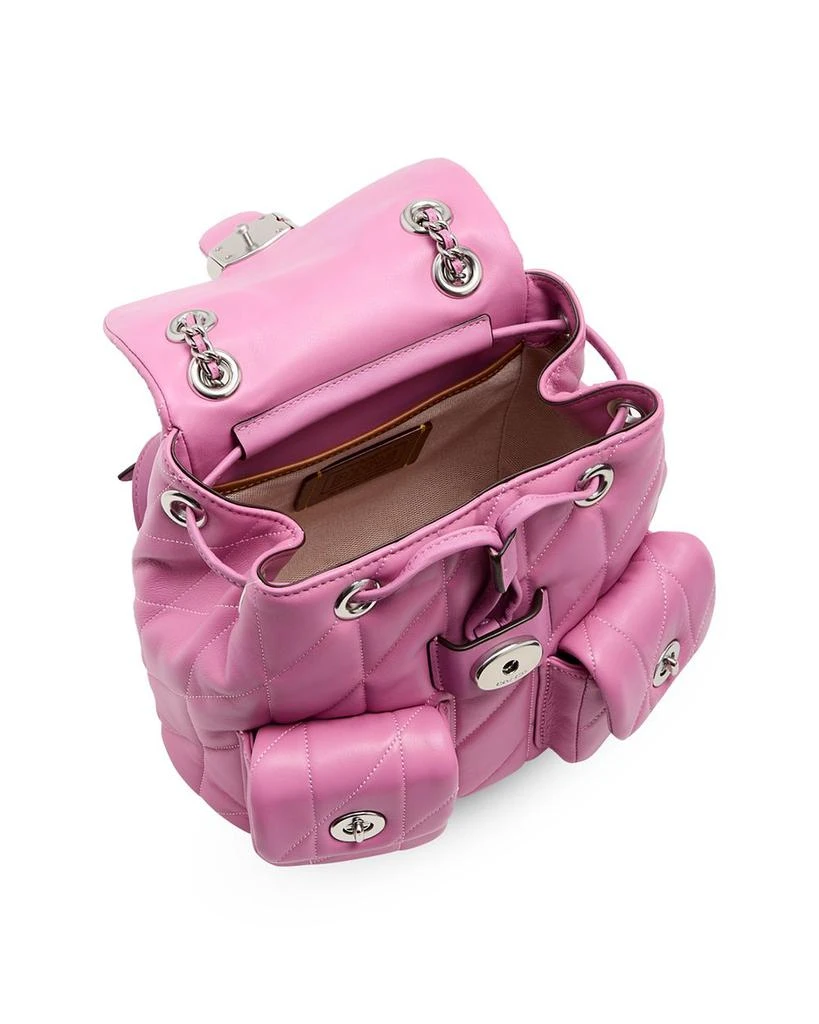 Coach Tabby Quilted Leather Convertible Backpack 10