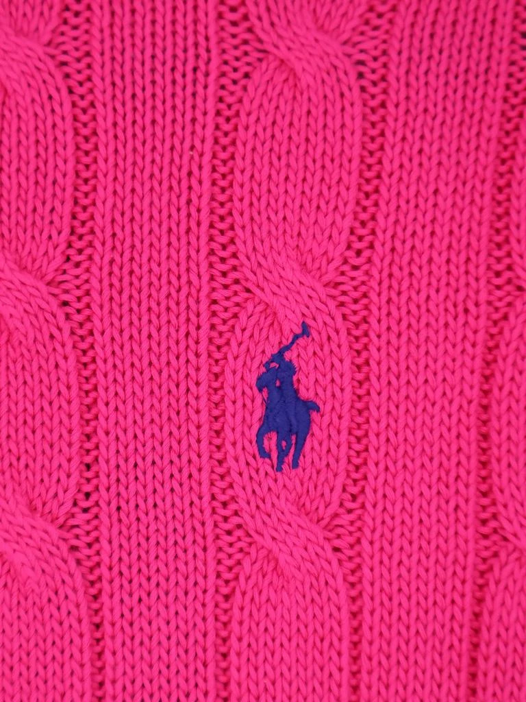 Ralph Lauren Cotton sweater with embroidered logo on the front 3