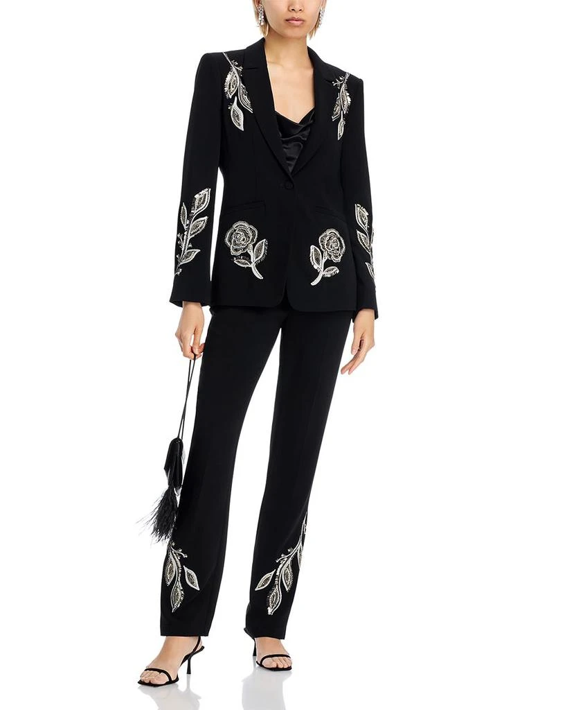 Cinq à Sept Kerry Metallic Paisley Pants 2