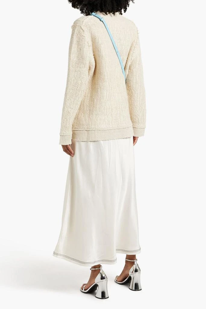 MAISON MARGIELA Distressed hemp and cotton-blend sweater 3