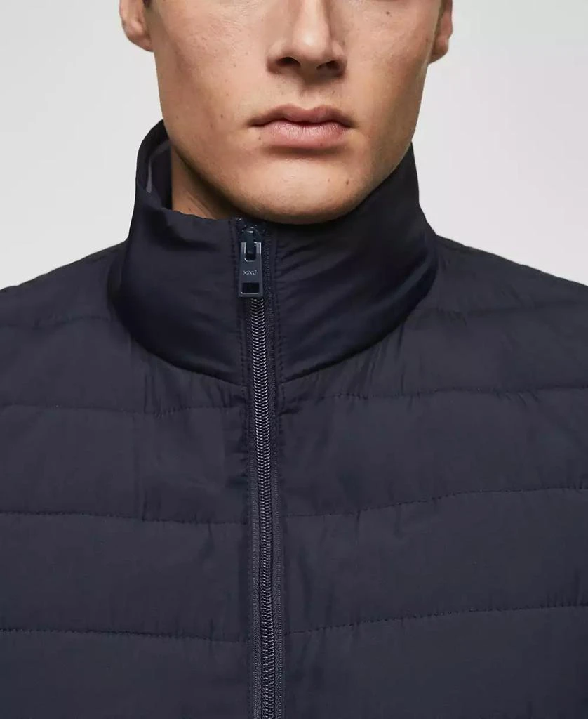 Mango Men's Ultralight Water-Repellent Quilted Vest 5