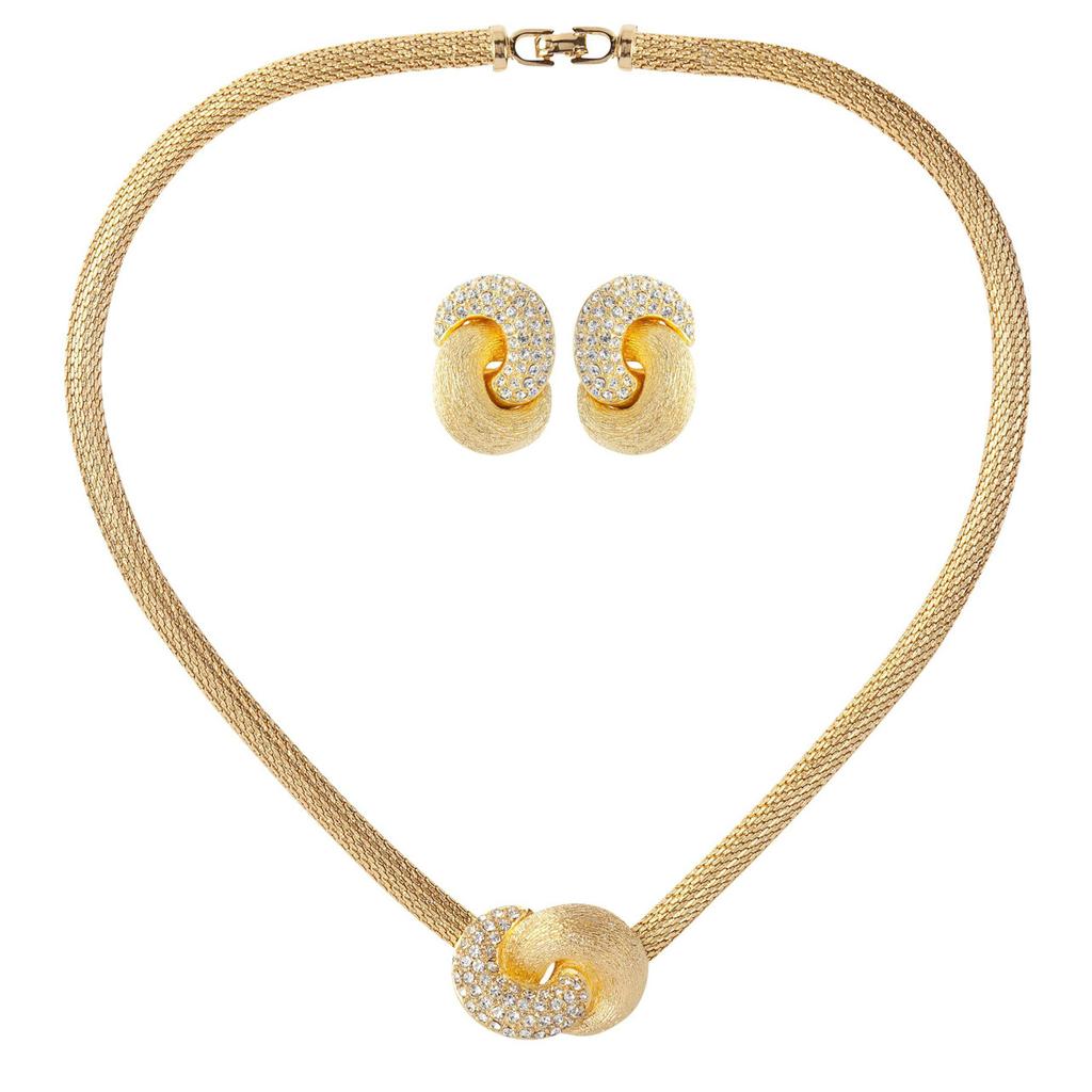 Susan Caplan Vintage 1980s vintage christian dior necklace and earring set