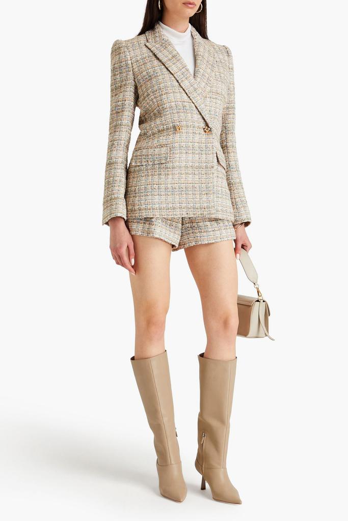 DEREK LAM 10 CROSBY Double-breasted bouclé-tweed blazer