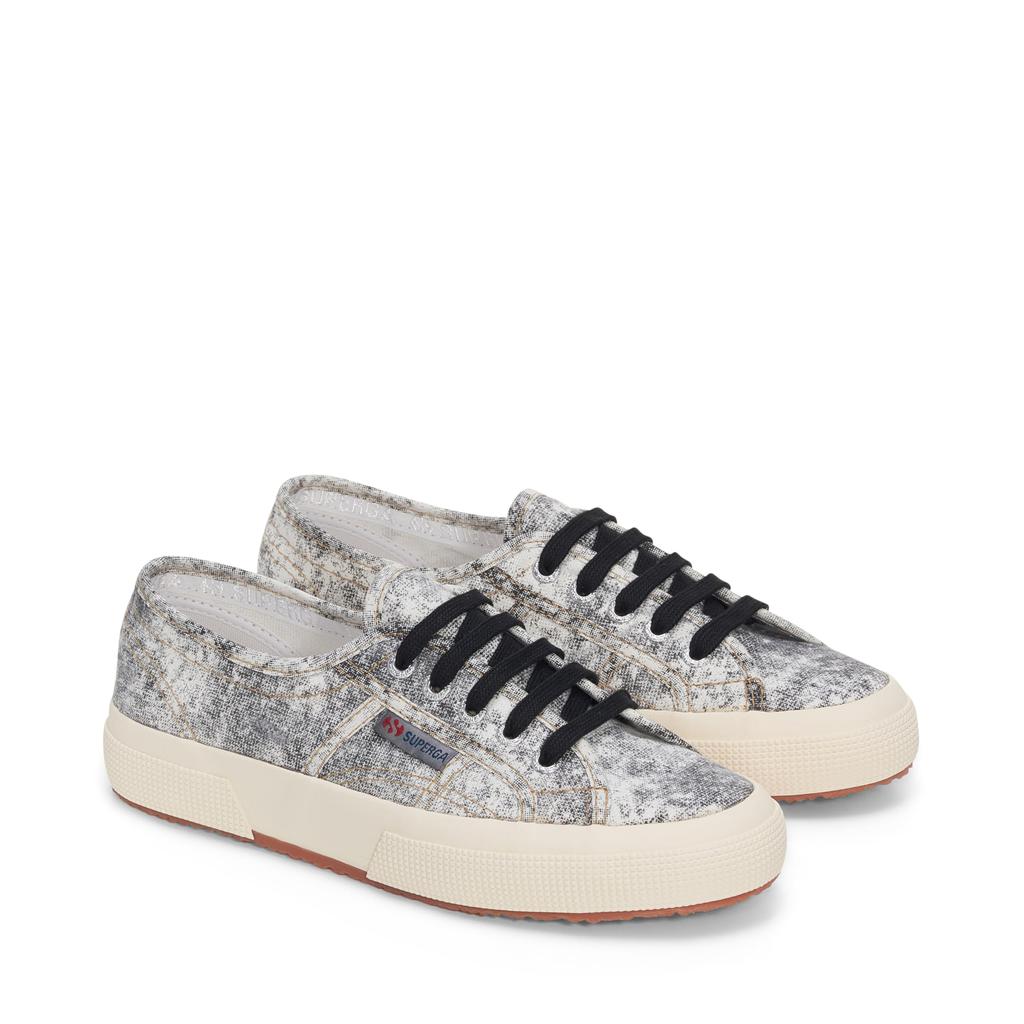 Superga 2750 cotton denim destroyed