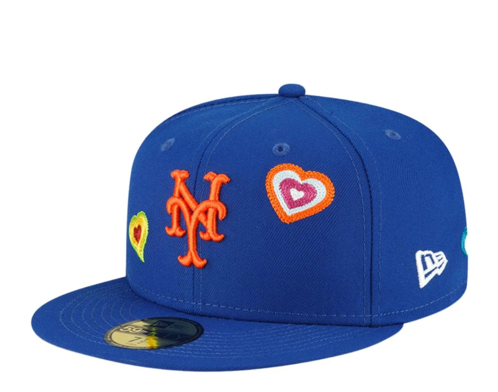 New Era 59Fifty MLB New York Mets C/S Hearts Fitted Pink Bottom 60288226 1