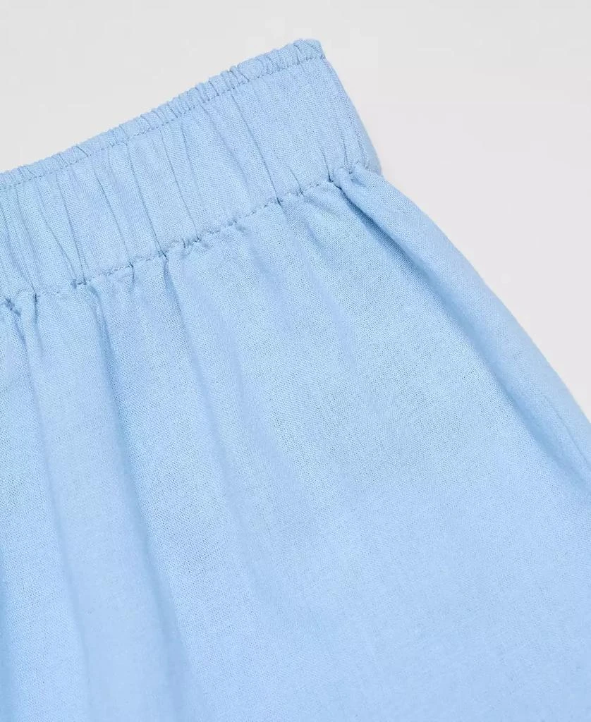 Mango Women's Wide Leg Linen Pants 3