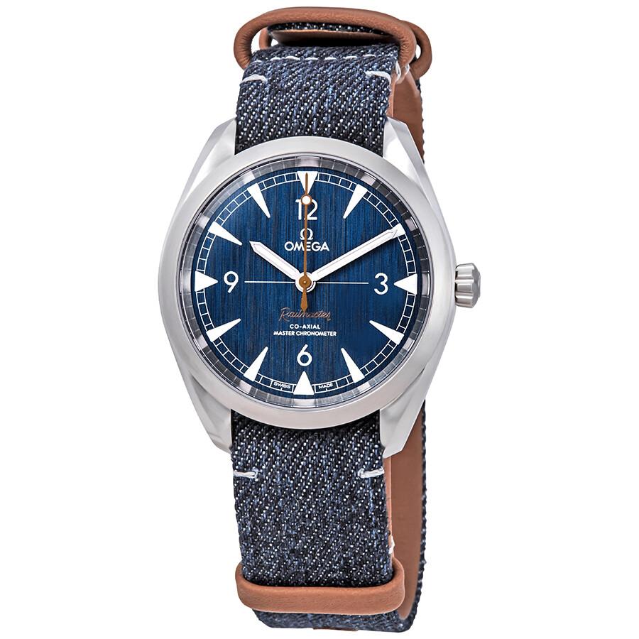 Omega Railmaster Automatic Blue Jeans Dial Men's Watch 220.12.40.20.03.001