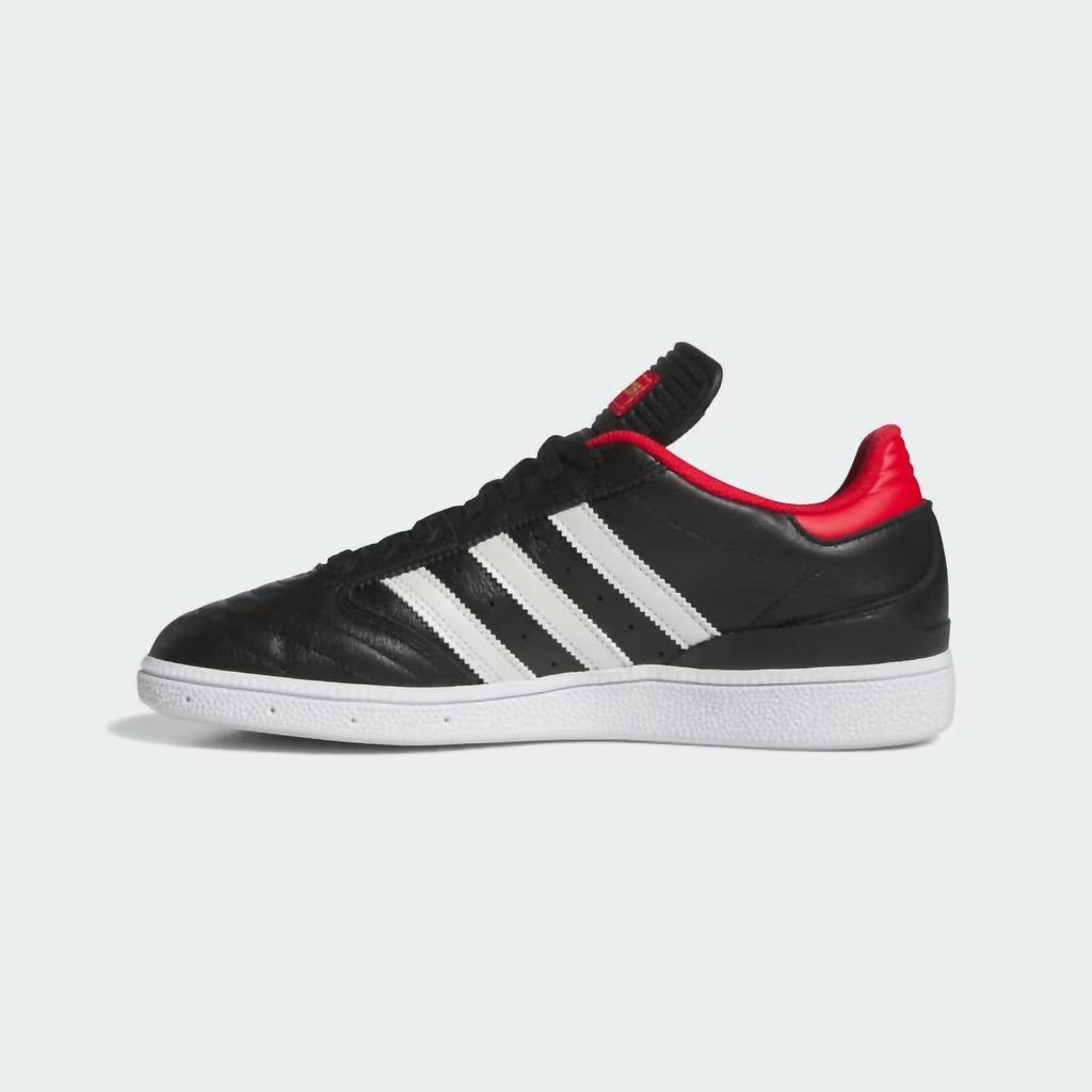 Adidas Men's Busenitz Core Skate Shoes In Core Black / Zero Metallic / Better Scarlet