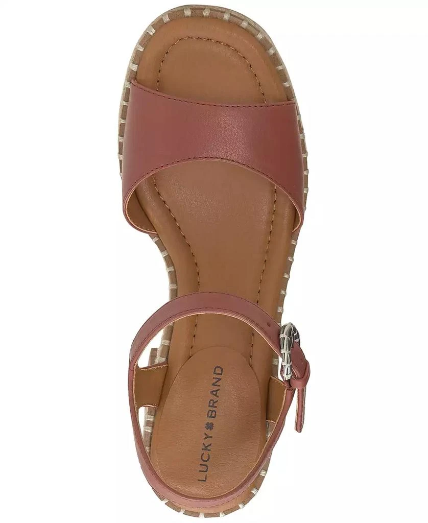 Lucky Brand Women's Jennyl Block-Heel Espadrille Sandals 4